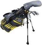 U.S. Kids Golf Club Set Ultralight 2020 100-168 cm Height I 3-13 Years 4 Clubs - 42 Inches - 107-115 cm Yellow/Grey Right