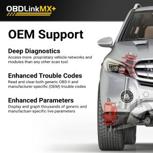 OBDLink MX+ OBD2 Bluetooth Scanner – Wireless Car Diagnostic Tool