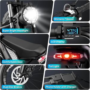 YVY C20 Lite Electric Bike 20" – Lightweight 20in Folding E-Bike
