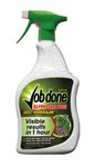 Job Done 86600751 Garden Ultra-Fast Weedkiller, 1L - Fast-Acting Weedkiller - Visible Results In 1 Hour - Ready To Use Weedkiller Spray - Non-Staining Foamy Formula - for Pavement, Patio and Driveway