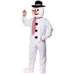 Wicked Costumes Adult Deluxe Snowman Fancy Dress Mascot - One Size