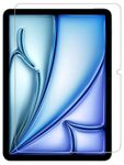 Tough Lee Tempered Glass Screen Guard Protector for Apple iPad Air 11 Inch M3 2025 / M2 2024 7th / 6th Generation (Anti Scratch, FingerPrint, SmudgeProof) (with Easy Installation Kit)
