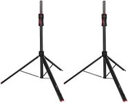 Gator Frameworks ID Series Speaker Stand Set with Padded Nylon Carry Bag; Set of 2 Stands (GFW-ID-SPKRSET), Black