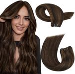 Moresoo Weft Hair Extensions Human 