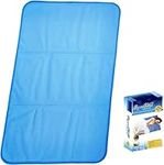 Almineez Cooling Gel Body Mattress Topper Mat – Reusable Magic Multi-Function Cool Jelly Pad Cushion Mat Absorbs and Dissipates Heat - Comfortable Sleeping Aid Bed Ice Chilled 60cm x 90cm