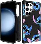 Oqplog for Samsung Galaxy S22 Ultra 6.8~'' Heavy Duty Phone Case Girls Kids Women Boys Cute Cartoon Hard Triple Layers Cover Full Body Rugged Military Grade Shockproof Case 1Black Shidizai,3Floors001