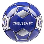 Chelsea F.C. Football Soccer Ball for Adults Teenagers Kids Training Football Size 3, 4 or 5 Merchandise (Blue, Size 4)