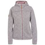 Trespass Women's Reserve Warm Microfleece Jacket With Hood 260gsm, Dusty Heather, XXL UK