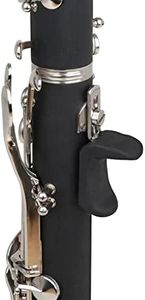 OriGlam Clarinet Thumb Rest Cushion Protector, 1.5mm Metal, for Oboe Clarinet Instruments (Black)