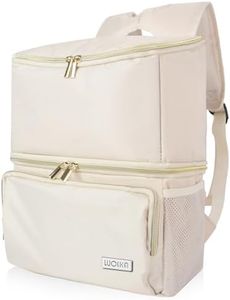 Wolka Breast Pump Bag with Dual Insulated Compartments & Removable Divider,Breast Milk Cooler Travel Bacpak with 50 cans Capacity,Fit Most Breast Pumps Like Medela, Spectra S1,S2, Evenflo