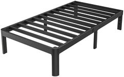 KZZLOL Twin Bed Frame 14 Inch, Meta