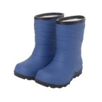 FUNCOO PLUS Kids Lined Wellies, Girls Boys Winter Warm Fleece Rain Boots Children Snow Boots Wellington Boots Size 12 UK Child