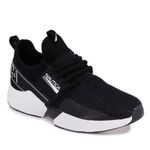 Nautica Men's Sneakers: Athletic, Comfortable, Casual Lace-Up Fashion Walking Shoes, Black X Nuray, 8