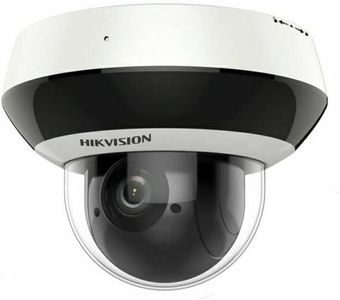 Hikvision PTZ DS-2DE2A404IW-DE3 2-inch 4MP 4X Zoom IR Mini Dome Network Camera with Pan Tilt 4X Optical Zoom,Indoor/Outdoor, IR 20m, IP66 IK10, Plug and Play NVR International Version