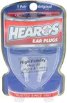 HEAROS High Fidelity Musician Ear Plugs Ultimate In Comfortable And Hearing Protection Professional Musicians Earplugs Noise Cancelling Earplugs For Concerts Motorcyclists Loud Events (1 Pair)