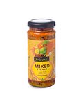 DELICASIA Gold Mixed Veg Pickle 250 gm Brand of SR's. Indian Flavor. NO Artificial Color and Flavors. Gluten Free. 77 Years of Trust