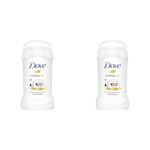 Dove Invisible Dry Antiperspirant Stick 40 ml (Pack of 2)