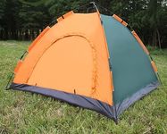 KRISHYAM Automatic Pop Up Camping Tent | Automatic Hydraulic Dome Tent for Camping, Hiking, Travel, Picnic, Fishing, Beach | With Carry Bag (4 Person-Automatic Hydraulic Tent)