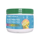 Organika Electrolytes Powder- Pink Lemonade- Sugar-Free Hydration and Electrolyte Replenishment - 210g - 60 servings