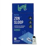 Lumy Zen Sleep Gummies: Melatonin 5mg & Adaptogens for Deep Sleep, Morning Energy | Sleep-Gut Harmony | 30 Day Pack | L-Theanine, Jatamansi for Stress Relief, Muscle Relaxation | No Added Sugar, Vegan