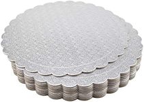 Tebery 30 Pack 10 Inch Silver Cake 