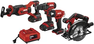 SKIL 20V 4-Tool Combo Kit: 20V Cord