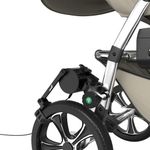 GROWNSY Hands-Free Baby Stroller Rocker, Automatic Infant Sleep Soother, Portable Pram Rocking Device with Adjustable Speeds, Universal Fit for Single & Double Strollers, Travel & Power Bank Operated