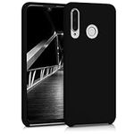 kwmobile Case Compatible with Huawei P30 Lite Case - TPU Silicone Phone Cover with Soft Finish - Black