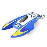 wheelfun RC Boat Hull Only KIT M440 Prepainted Catamaran Electric Racing Boats Hull Parts