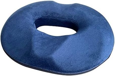 Upgrade Donut Pillow Seat Cushion Pearl Velour Memory Foam Donut Cushion for Tailbone Pain,Coccyx,Back,Hemorrhoids,Pressure Sores Relief, for Home, Office Chair, Wheelchair,Car Seat Cushion