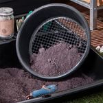 ASAB Heavy Duty Garden Riddle Sieve Mesh Soil Sift Compost Seed Gardening Tray ⌀35cm