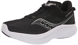 Saucony Men's Kinvara 14 Running Shoe, Black/White, 8.5M US