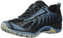 Merrell Women's Siren Edge 3 Wp Hiking Shoe, Black/Bluestone, 5 M US