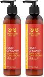Nourish Beaute Hair Growth Conditioner - All Natural with DHT Blockers, Biotin, Botanicals - All Hair Types, Hair Regrowth & Thickening, Hair Loss Treatment for Men & Women, No Minoxidil or Drugs