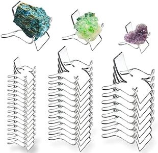 Merkaunis 36 PCS Mineral Stands Rock Holder Acrylic Display stand for Small Items