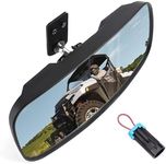 KEMIMOTO Rear View Mirror Compatible with Polaris Ranger 500 570 900 XP 1000 XP/Crew 2017-2023 with Factory Drop Down Mounting Tab, UTV Panoramic Rear View Mirror OEM#2879969