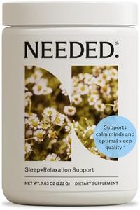 Needed. Sleep and Relaxation Support - Chamomile Powder for Relaxation and Magnesium Powder for Sleep Support, Safe and Effective Nutrients & Botanical Blend for Calm Sleep Supplement - 30-Day Supply