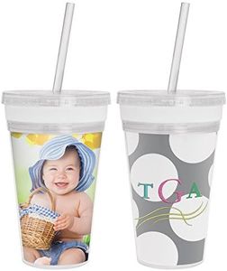 Neil Enterprises, Inc. Design Your Own Acrylic Tumbler w/Straw