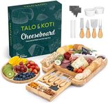 Bamboo Cheese Board and Knife Set S