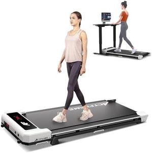 ACTFLAME Walking Pad Treadmill, Under Desk Treadmill for Home and Office, 2 in 1 Portable Treadmill with Smart Remote Control, Compact Treadmill 265LB Capacity for Walking and Jogging