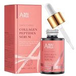 ANAiRUi Collagen Peptide Serum for Face with Hyaluronic Acid | Targets Fine Lines & Wrinkles | Plumps and Firms Skin | Anti-aging Collagen Serum for Face & Neck, 30ml