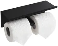 Black Toilet Paper Roll Holder with