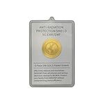 24K Gold Anti-Radiation Protection Shield (Sticker) - 6 Pack - Radiation Blocker, Protection from Electromagnetic Radiation (EMR/EMF) emitting from Cell Phones, Laptops, Tablets and various devices