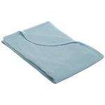 American Baby Company 100 Percent Cotton Swaddle/Thermal Blanket, 30 x 40-Inch, Blue