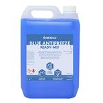 Hexeal Blue Antifreeze 5L – 5L of Ready Mix Long Life Engine Coolant & Antifreeze for Cars & Vans – Summer & Winter – All Year Freeze Protection to -23 Degrees Celsius