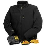 DEWALT DCHJ060A Heated Soft Shell Jacket Kit with 2.0Ah Battery & Charger Large