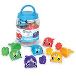 Learning Resources Snap-n-Learn Narwhals and Friends, Baby Toddler Toys, Preschool Learning Activities, Learning and Education toys, 15-Piece, Ages 18 Months+