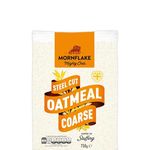 Mornflake - Mighty Oats Stoneground Coarse Oatmeal 6x 750g. High In Fibre. Perfect For Breakfast Porridge Oats, Granola and Baking. Suitable For Vegan Diet