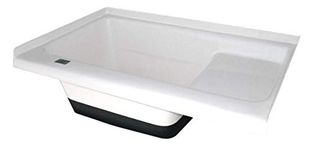 ICON Sit in Step Tub Left Hand Drain TU500LH, Polar White