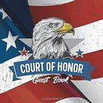 Court Of Honor Guest Book: American